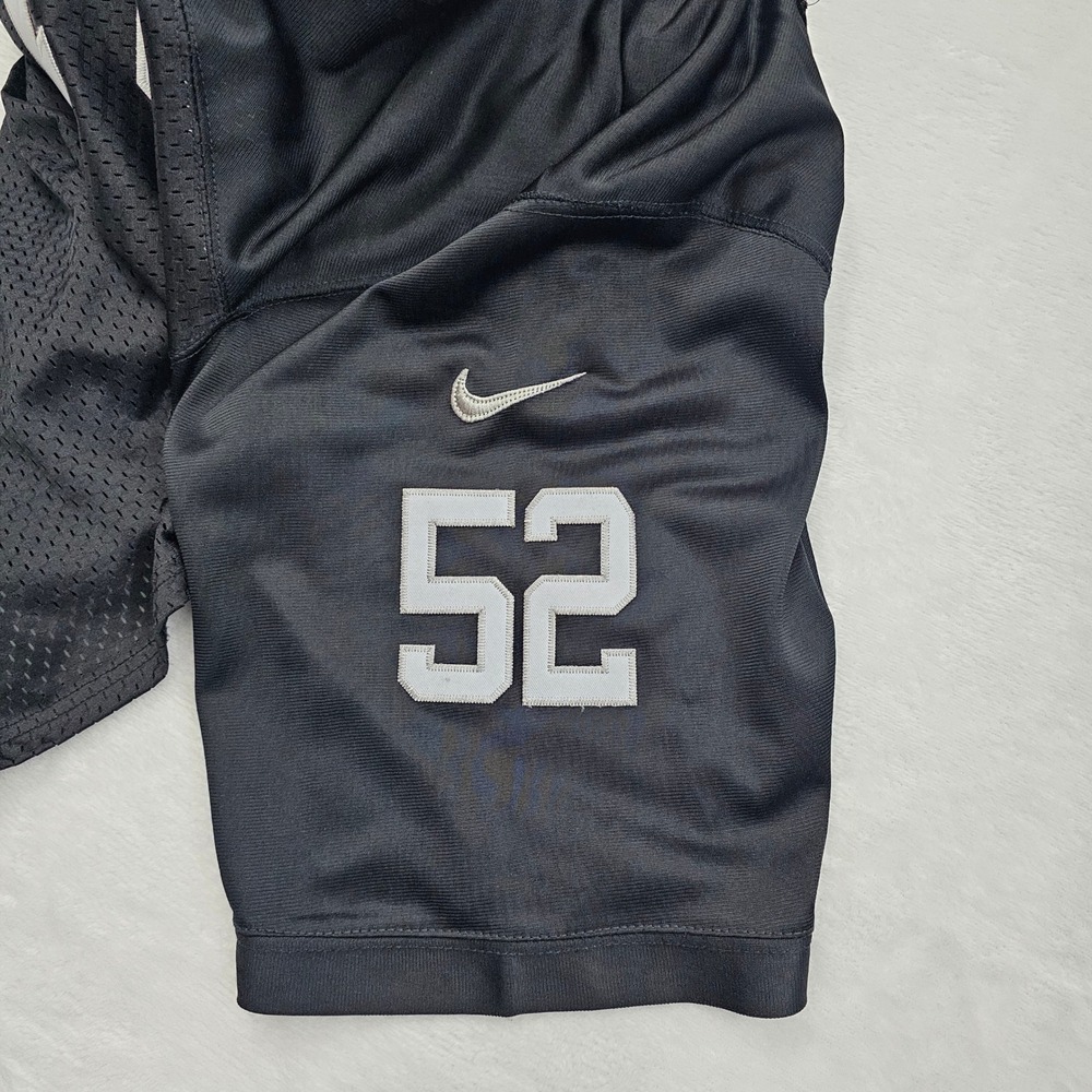 Nike Oakland Raiders Jersey Mens SZ 56 2XL Black Khalil Mack 52 On Field NFL - Picture 10 of 11
